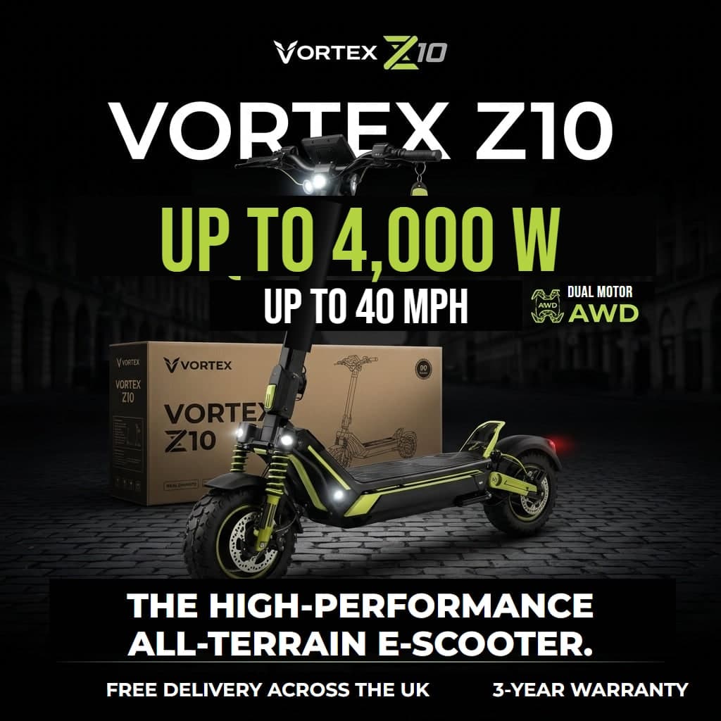 VORTEX Z10 2x2, app-connected electric scooter. - detail 2
