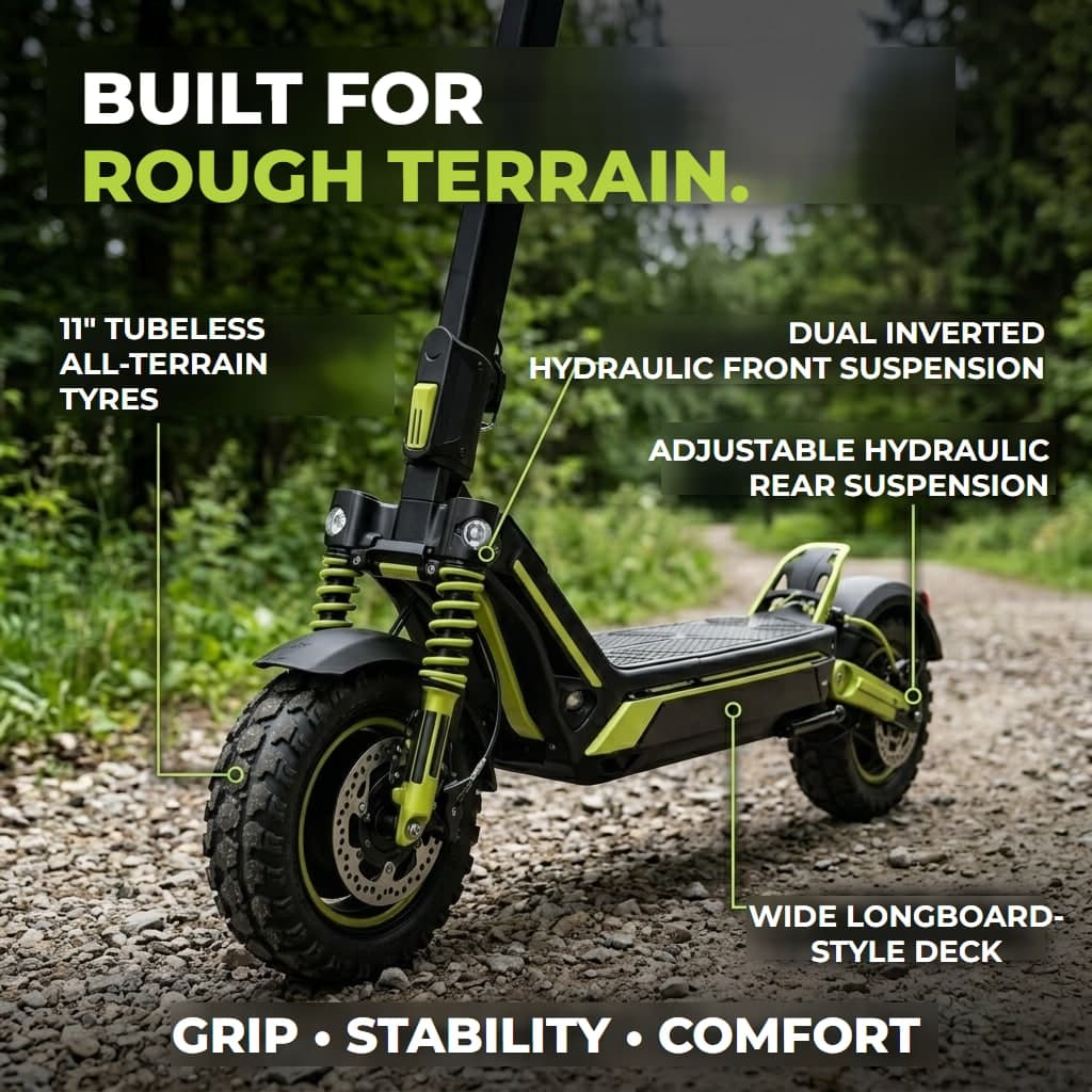 VORTEX Z10 2x2, app-connected electric scooter. - detail 5