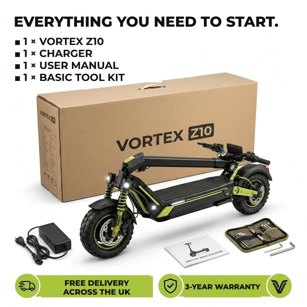 VORTEX Z10 2x2, app-connected electric scooter. - detail 10
